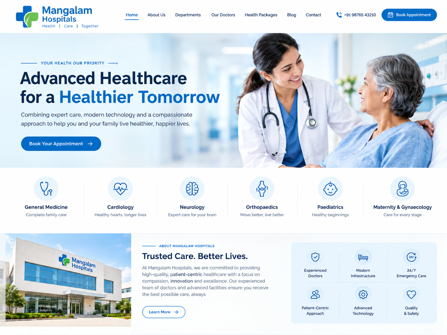 Hospital Website